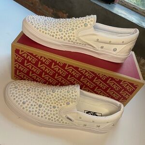 Wedding Pearl Vans Shoes